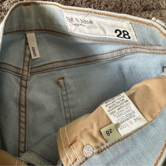 NWT Rag & Bone Dre Skinny Jeans in Clean Chaseys - Picture 4 of 9